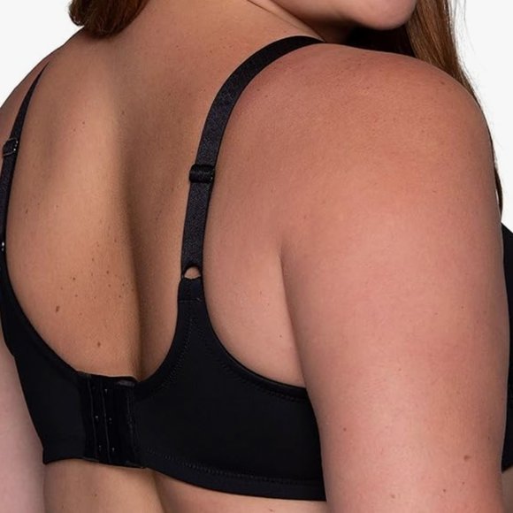Vanity Fair Beauty Back Smoothing Minimizer Black Bra - NWT! - Picture 3 of 3